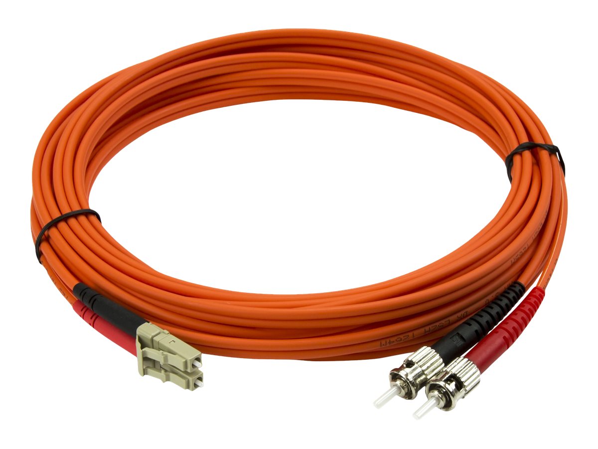 StarTech.com Glasfaser-Patchkabel LC auf ST 5 m OM2 Multimode Duplex 50/125 LSZH Orange