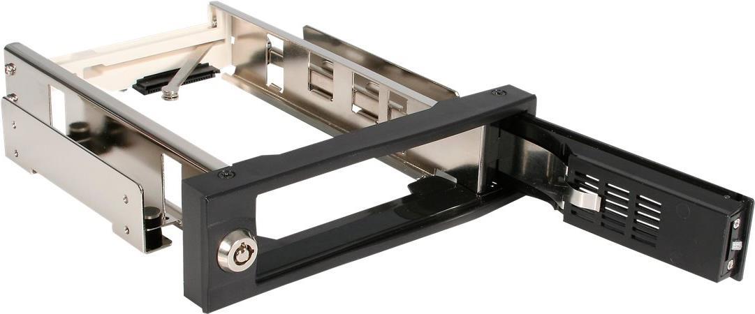 StarTech.com HSB100SATBK 3.5" SATA Hot-Swap Wechselrahmen 5.25" Schwarz