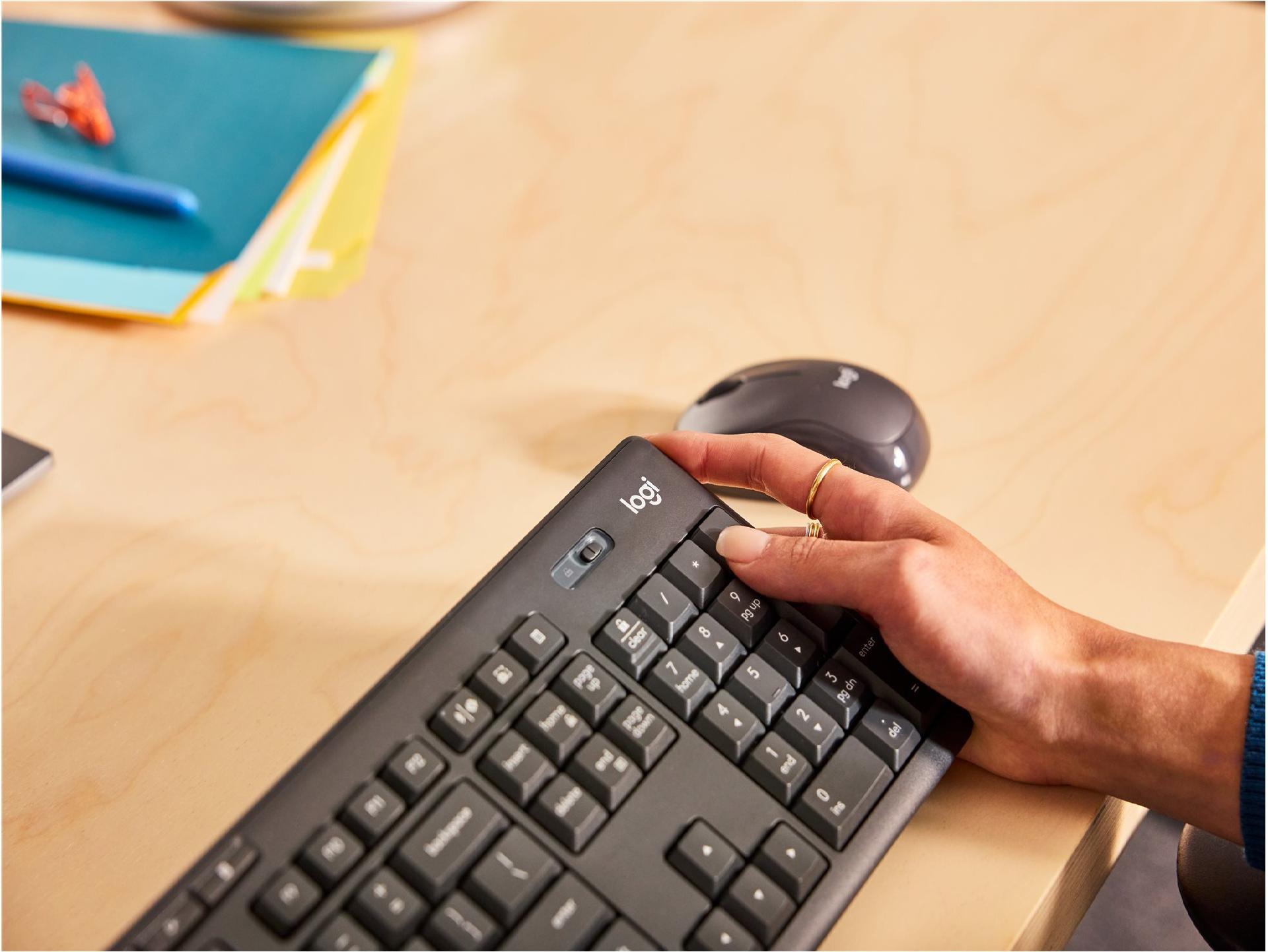 Logitech MK370 Combo for Business Tastatur-und-Maus-Set Graphite