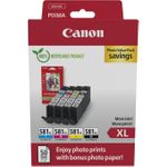 Canon CLI-581XL C/M/Y/BK Photo Value Pack (2052C006)