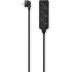 Hama 00223003 Intelligente Steckerleiste 3 AC-Ausgänge 1,4 m (00223003)