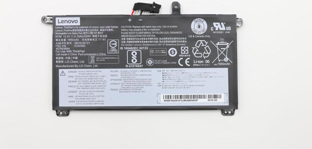 Battery Internal 4C 32 Wh Lion (00UR892)