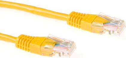 ADVANCED CABLE TECHNOLOGY Yellow 10 meter U/UTP CAT6 patch cable with RJ45 connectors