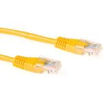 ACT Yellow 10 meter U/UTP CAT6 patch cable with RJ45 connectors. Cat6 u/utp yellow 10.00m (IB8810)