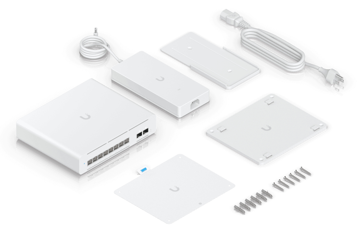 Ubiquiti UniFi Pro XG 8 PoE 8 x 10G PoE++ L3 Managed Switch Grau