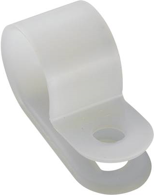 TRU COMPONENTS Befestigungsschelle schraubbar 532032 Bündel-Ø-Bereich 12 mm (max) Natur 25 St.