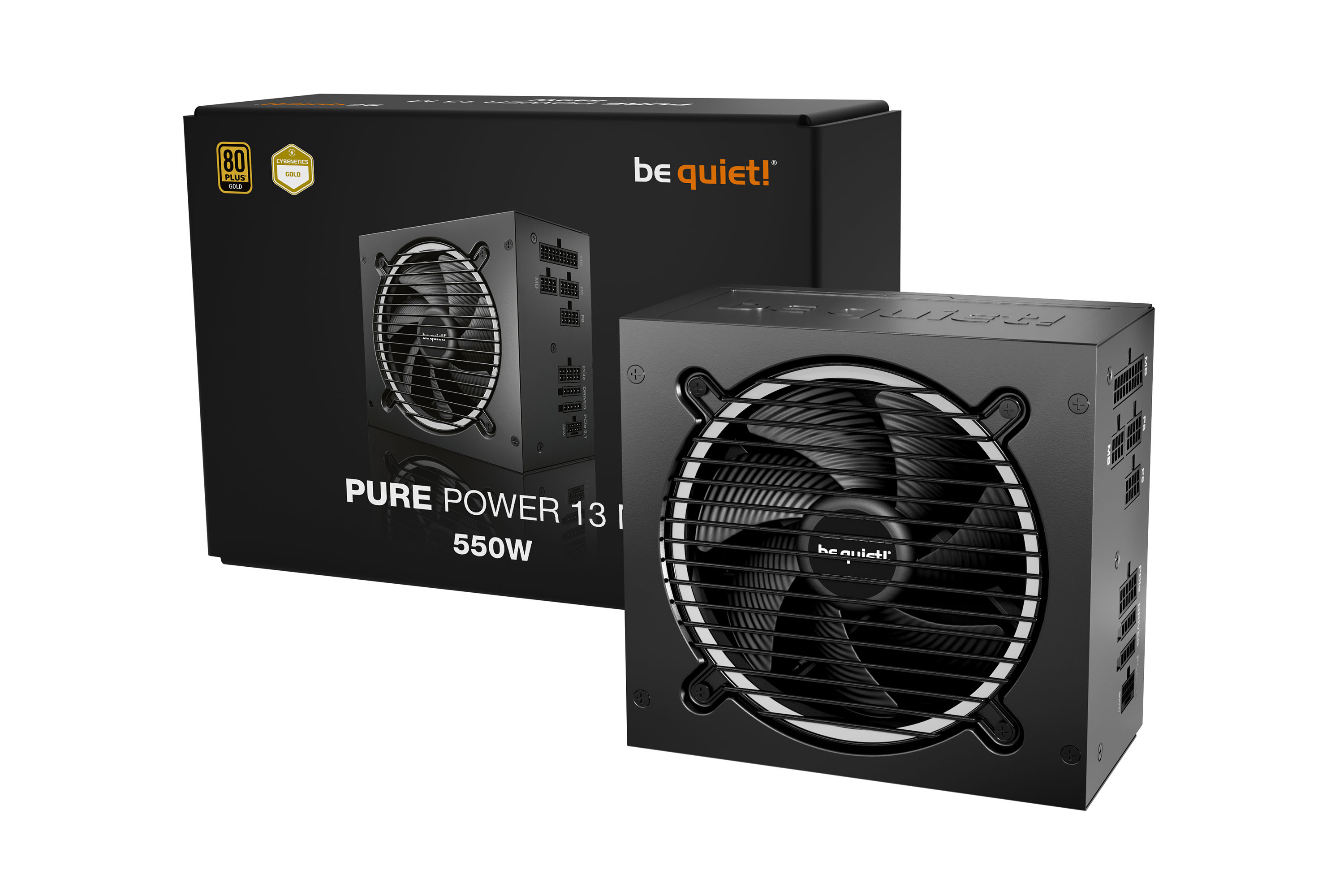 be quiet! Pure Power 13 M 550 W 80+ Gold Netzteil Schwarz