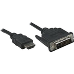 HDMI zu DVI-D Anschlusskabel, schwarz, 1,8 m Hersteller: Techly (ICOC-HDMI-D-018)