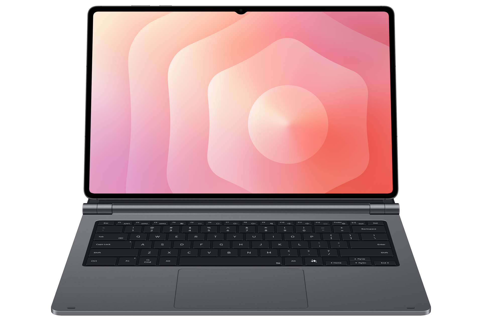 Samsung EF-DX935 Tastatur mit Trackpad QWERTZ für Galaxy Tab S11 Ultra Grau