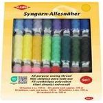 KLEIBER Nähgarn-Set Syngarn Allesnäher, 30 x 100 mm Material: 100% Polyester, farbig sortiert, für jeden Stoff, - 1 Stück (71013)