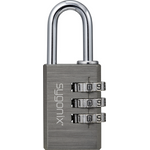 Sygonix SY-6932310 Vorhängeschloss 30 mm 3-Digit Titan-Grau Zahlenschloss (SY-6932310)