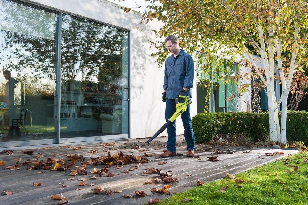 Ryobi ONE+ OBL1820S Akku-Laubbläse 18 V 2,5 Ah 245 km/h Schwarz, Grün