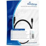 MediaRange MRCS184 USB Kabel 1,8 m 2.0 USB A Micro-USB B Schwarz (MRCS184)