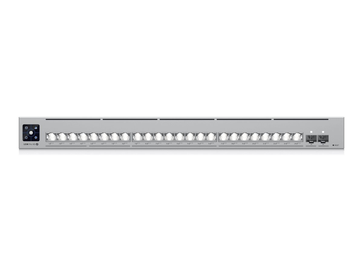 Ubiquiti UniFi Switch Pro XG 24 PoE - L3 Managed Switch - 24 Ports - Silber