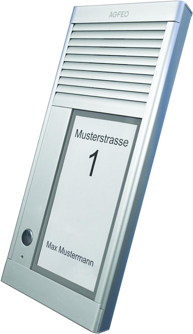 AGFEO DoorSpeak 1 Verkabelt IP33 Aluminium Aluminium 6101573