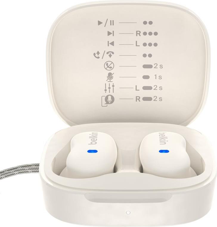 Belkin SoundForm Anywhere In-Ear True Wireless Kopfhörer mit ANC Cream