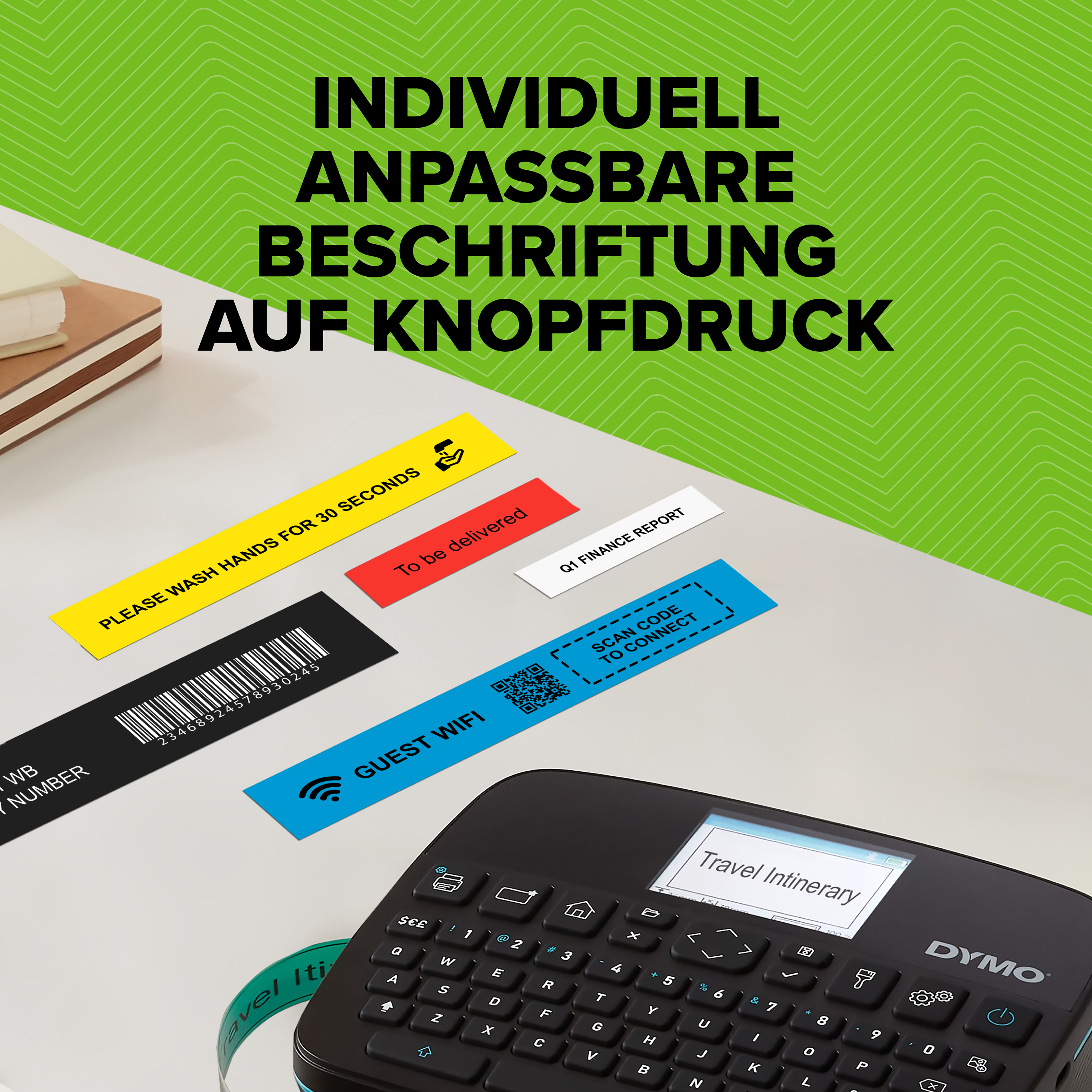 DYMO LabelManager 640CB Etikettendrucker Thermotransfer 12 mm/s QWERTZ Schwarz