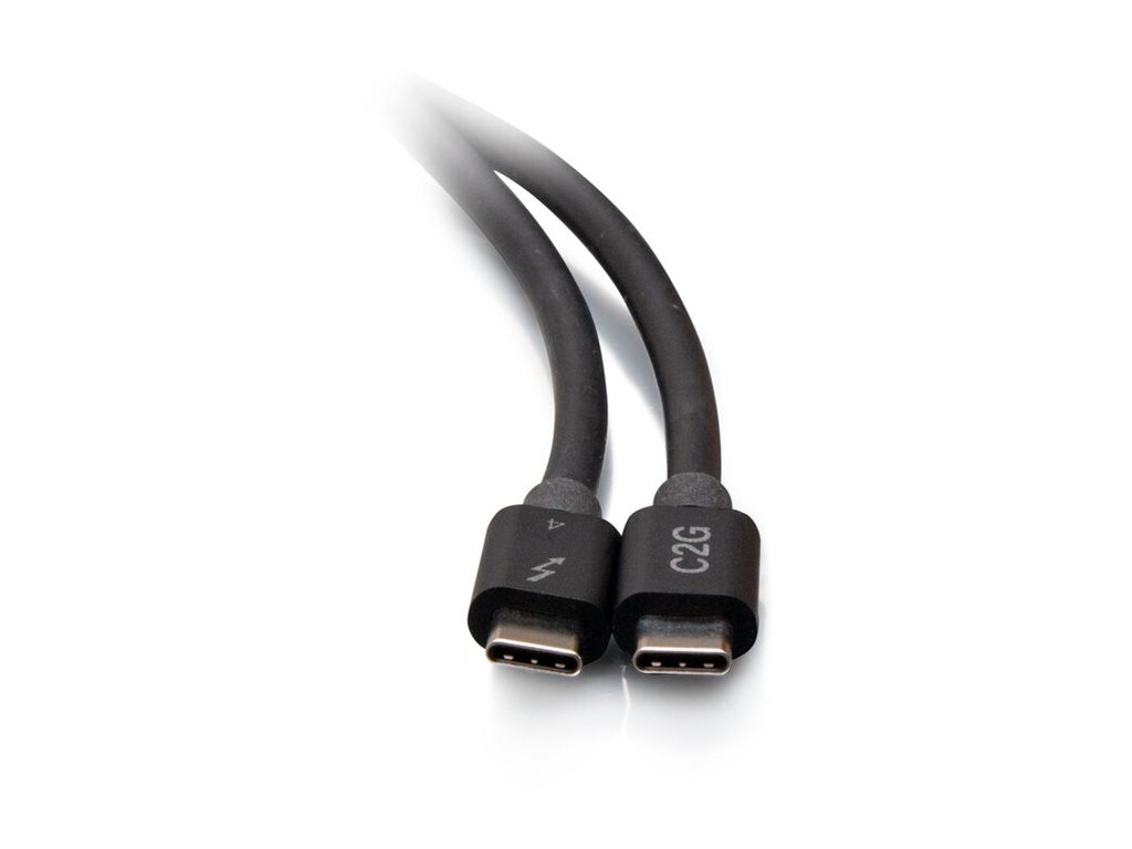 C2G Thunderbolt 4 USB-C Kabel 1,83 m 40 Gbps Schwarz