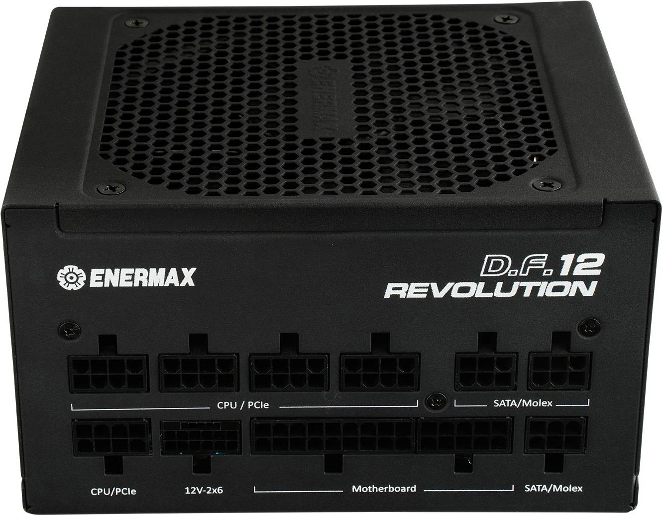 Enermax Revolution D.F. 12 Netzteil 750 W ATX 3.1 80 PLUS Gold Vollmodular Schwarz