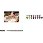 SAKURA Fineliner PIGMA MICRON 05, schwarz Strichstärke: 0,45 mm, Tinte: permanent, farb-, wasser- und - 1 Stück (XSDK0549)