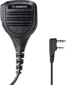Albrecht SM 600 K, Lautsprecher-Mikrofon, SM600K Hochwertiges Lautsprecher-Mikrofon mit drehbarem Gürtelclip und Spiralkabel. 3,5mm Buchse an der Seite des Mikrofons, um einen externen Ohrhörer anzuschliessen. L-Stecker für Funkgeräte mit Anschluss nach Kenwood Standard. Das Mikrofon ist Staub- und Spritzwassergeschützt. (41756)