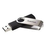 hama USB 2.0 Speicherstick FlashPen "Rotate", 16 GB Datentransferrate: 6 MB/Sek., aus Kunststoff / Metall, - 1 Stück (94175)
