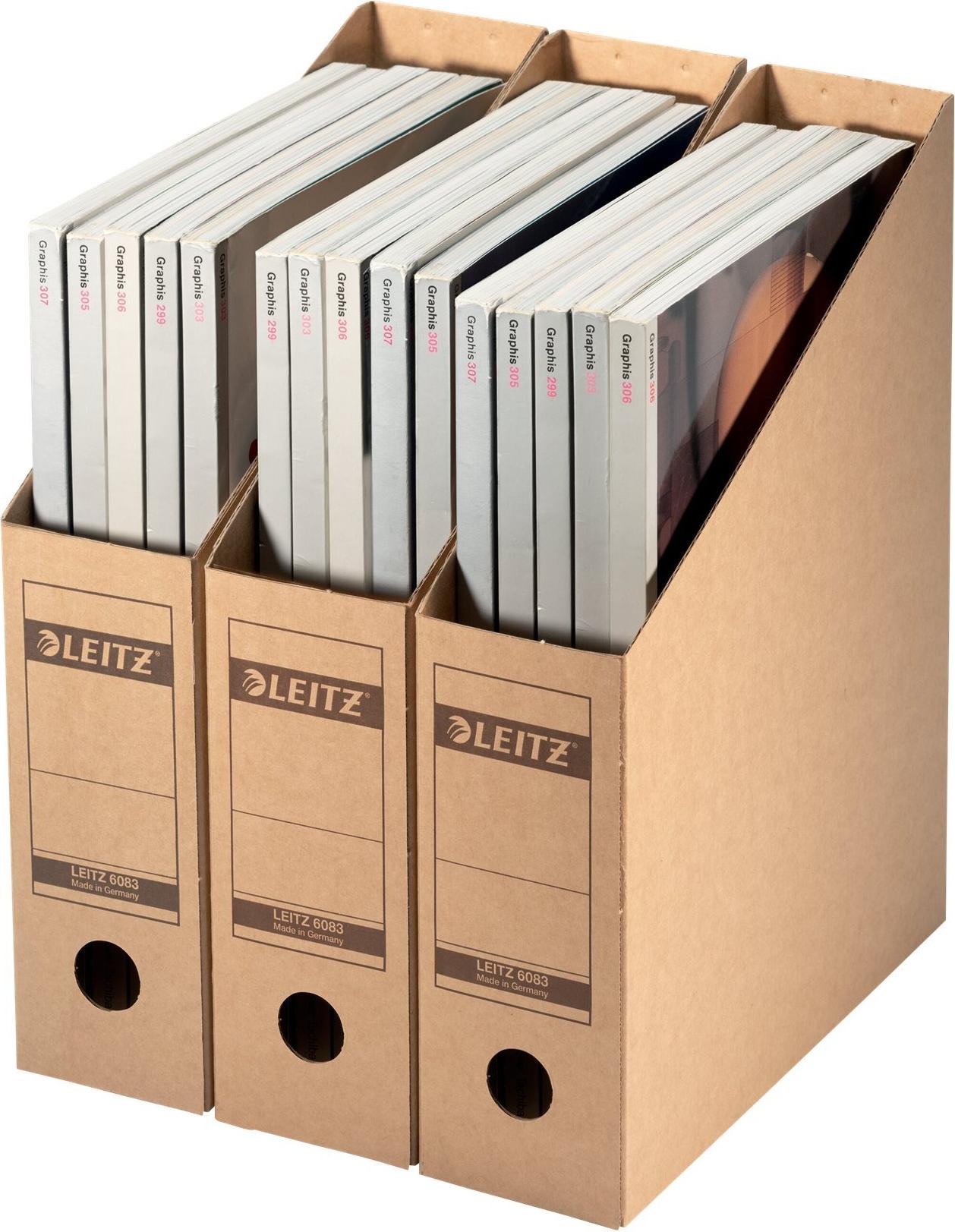 Esselte Leitz 10 Archiv-Stehsammler Premium braun (60830000)