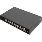 Digitus 24 Port FE PoE Switch 2 Uplink Ports (SFP / RJ45) (DN-95356)
