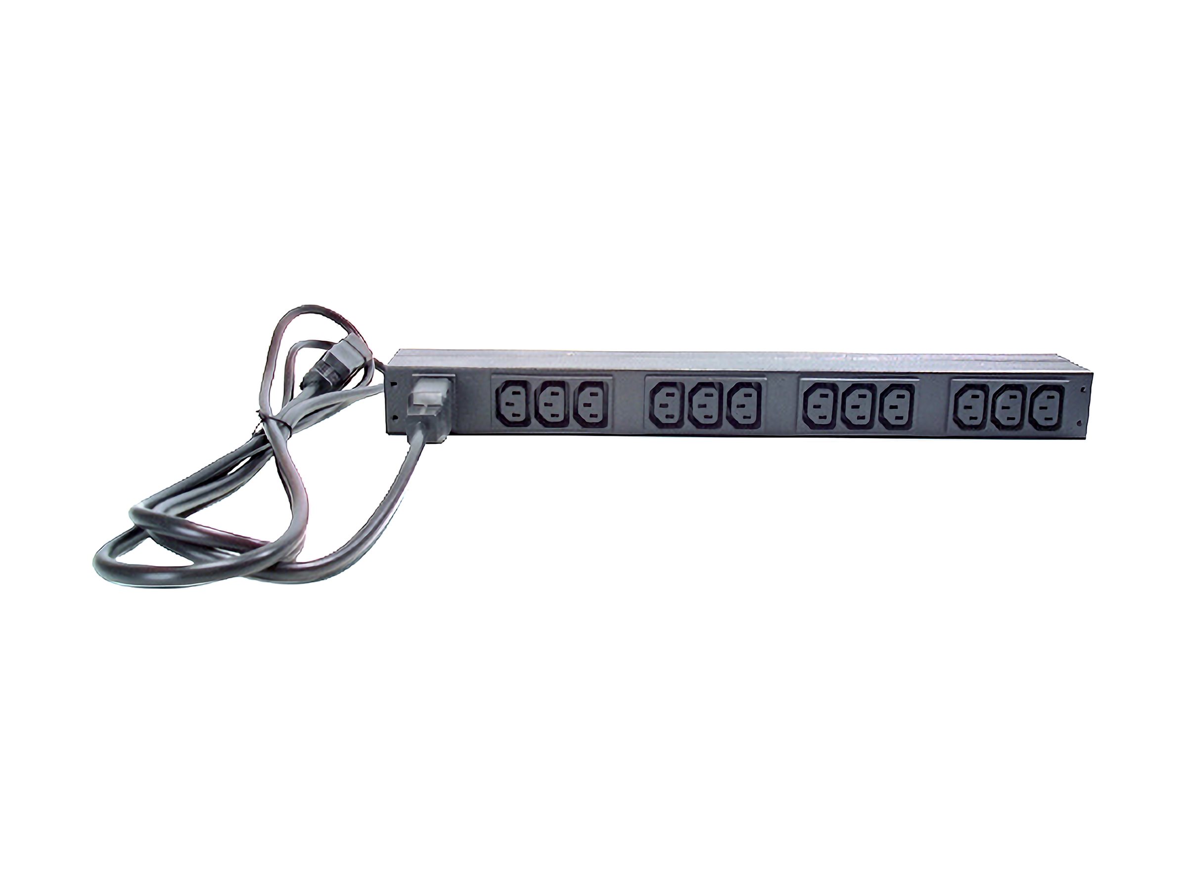 APC Basic Rack-Mount PDU AP9565 1HE 19" 12x C13 208/230 V 3680 W Schwarz