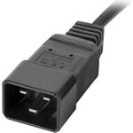 Lanberg PDU Steckdosenleiste 48,30cm (19") 2x C19 8x IEC C13 C20 2m (PDU-02I1908I-0200-C20-BK)