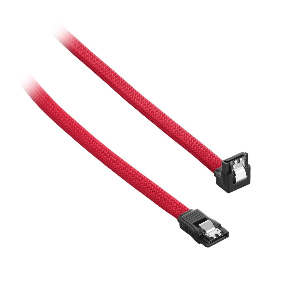 CableMod ModMesh Right Angle SATA 3 Kabel 30 cm Rot
