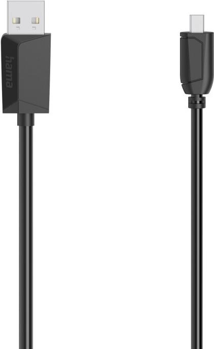 Hama 00074261 USB Kabel 1,5 m USB 2.0 Mini-USB B USB A Schwarz (00074261)