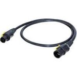 Neutrik Strom Anschlusskabel [1x PowerCon-Buchse - 1x PowerCon-Stecker] 3.00 m Schwarz, Gelb (NKPF-M-A-3)