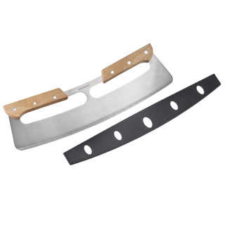 Westmark Pro Pizzaschneider Edelstahl mit Holzgriff