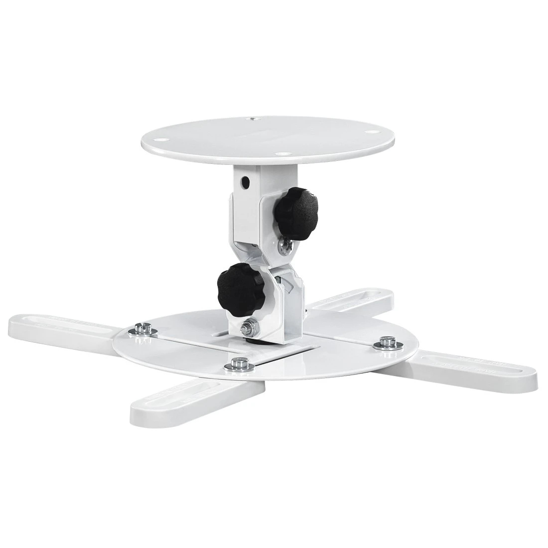 Hama Beamerhalterung Decke/Wand 360° schwenkbar höhenverstellbar bis 15 kg Weiß