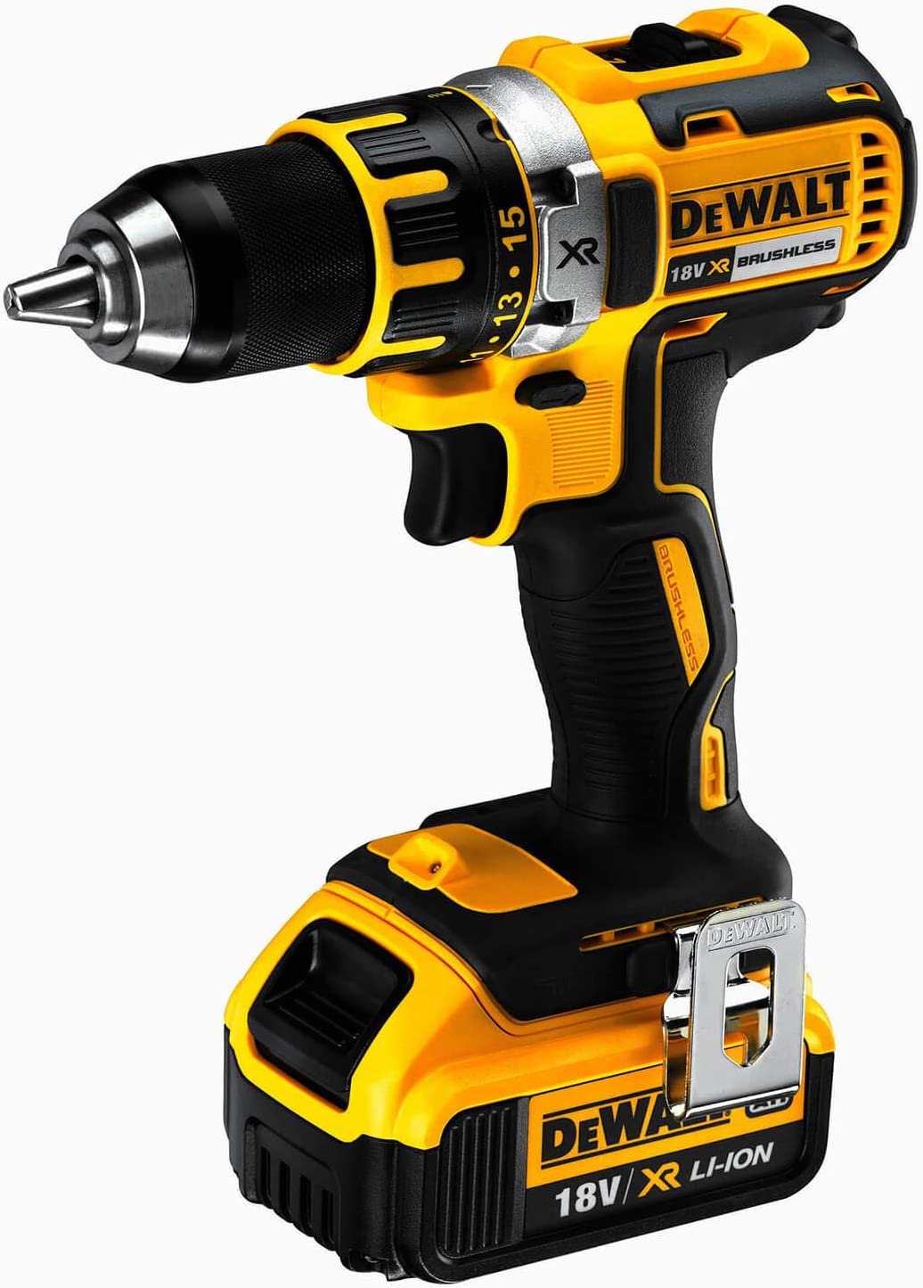 DeWALT DCD790M3 - Bohrer/Schrauber - schnurlos - Bohrfutterschlüssel 13 mm - 60 N·m - 3 Akkus - 18 V (DCD790M3)