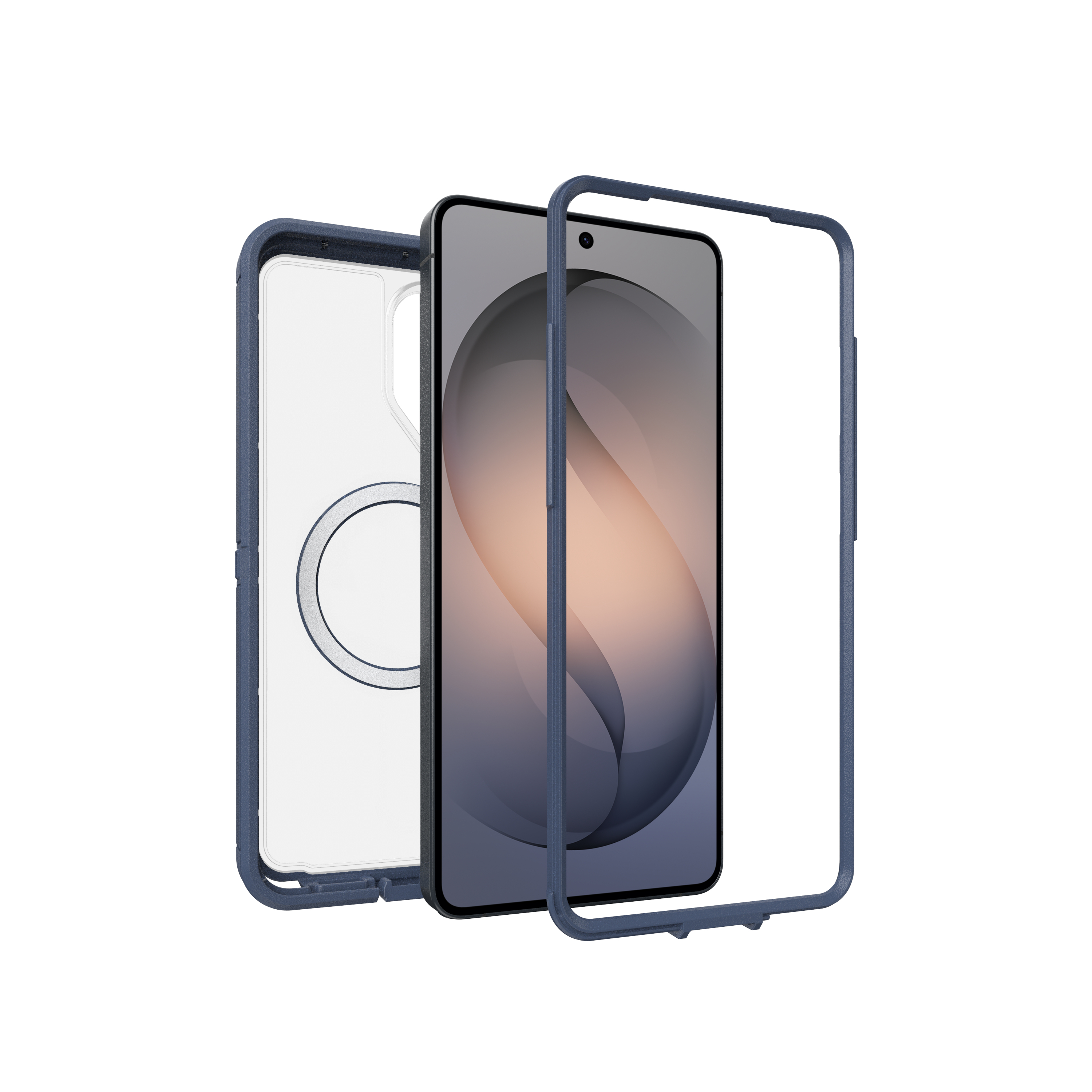 OtterBox Defender Pro XT Clear Hülle für Samsung Galaxy S26 Ultra Transparent/Blau