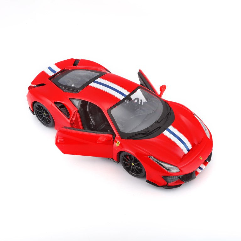 Bburago Ferrari 488 Pista 1:24 Modellauto Rot