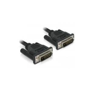 Anschlusskabel, DVI-D 24+1, Stecker an Stecker, 0,5m, Delock® [84369] (84369)