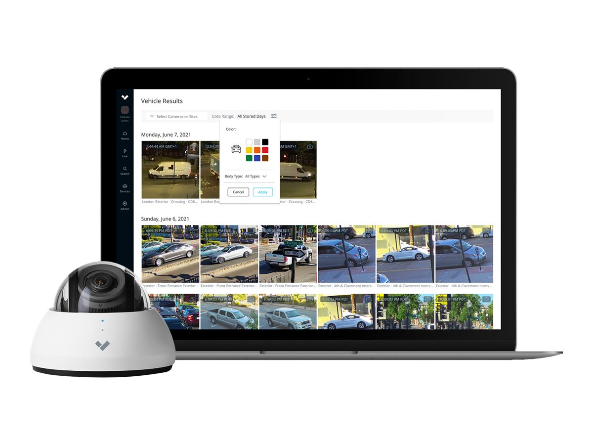 Verkada CD52-E Outdoor Dome Überwachungskamera 5 MP Ethernet PoE Plus 256 GB