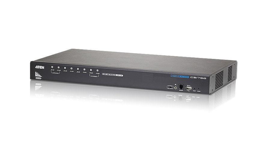 ATEN CS1798 KVM-Switch 8-Port HDMI USB 1U Schwarz