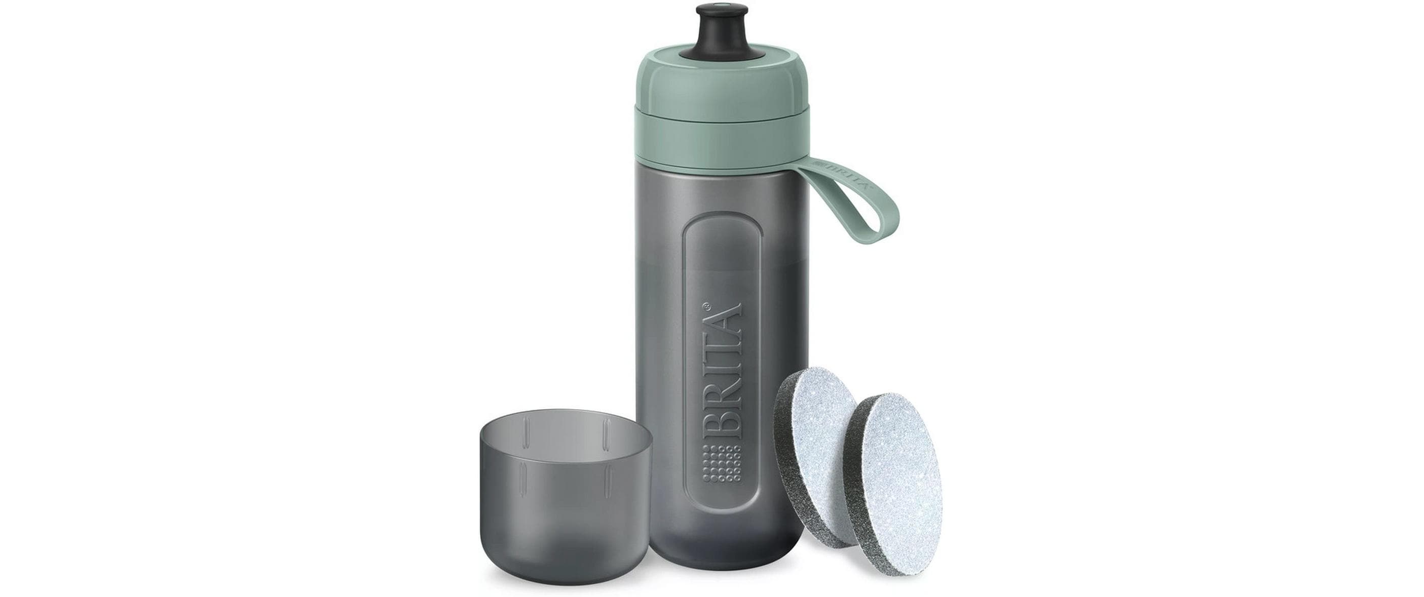 Brita Wasserfilter-Flasche Active 0,6 l Dunkelgrün