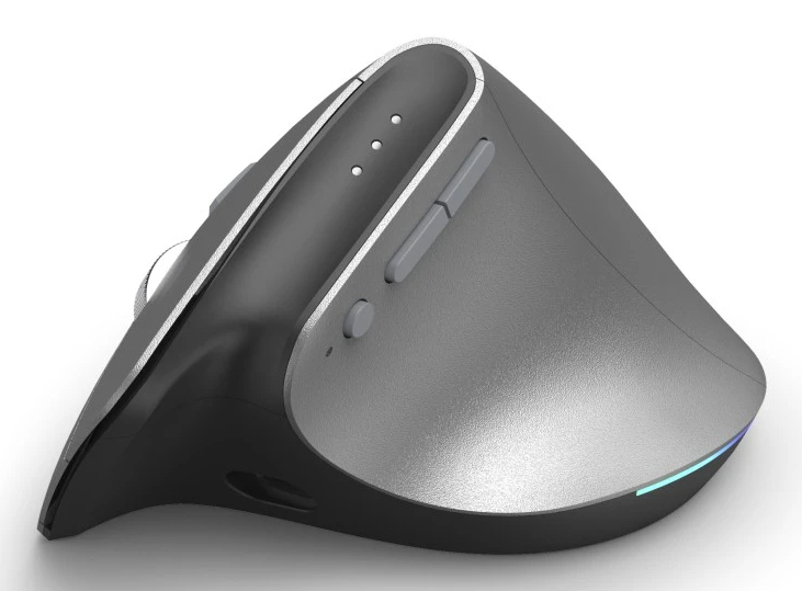 Hama EWM-700R Ergonomische Vertikalmaus Multi-Device Kabellos Optisch 2400 DPI Anthrazit