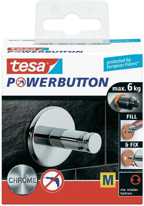 tesa® Powerbutton Universal (Ø x T) 36 mm x 35 mm 59321 Inhalt: 1 St. (59321)