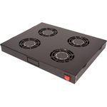 ROLINE 19 Zoll Lüftereinheit 4 Lüfter ON/OFF schwarz (26.21.0306)