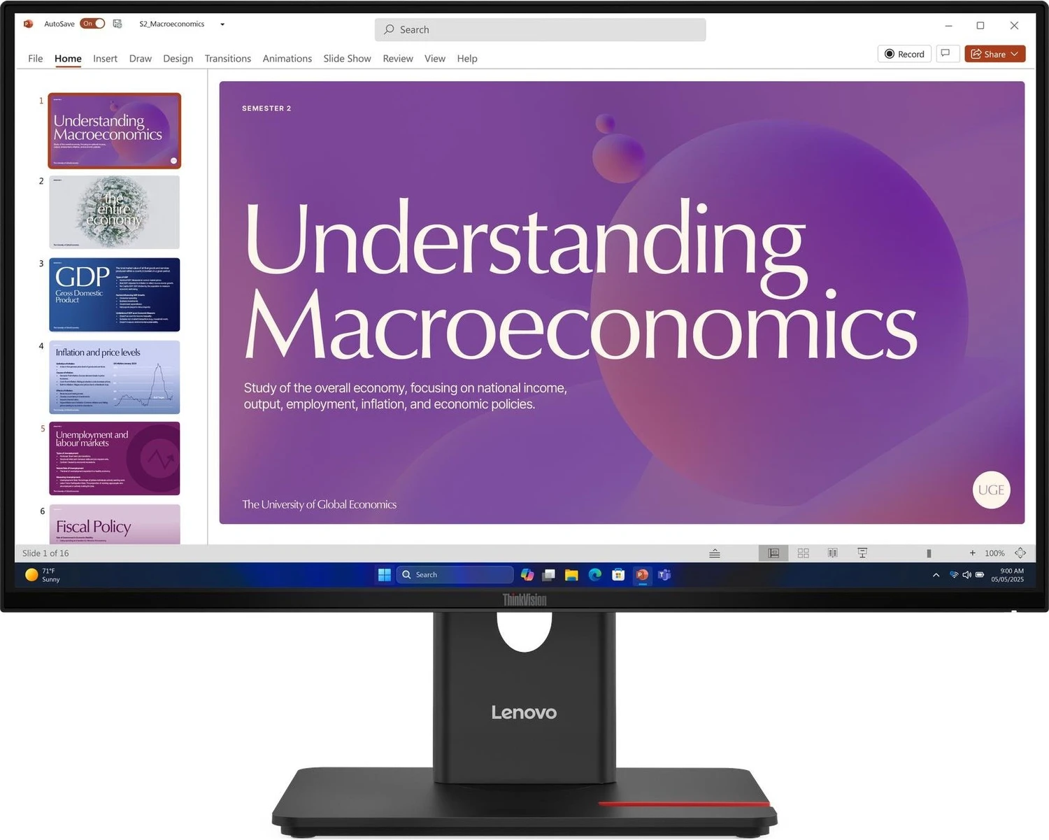 Lenovo ThinkVision T24D-40 LED display 60,5 cm (23.8") 1920 x 1080 Pixel Full HD LCD Schwarz (64B9GAT1EU)