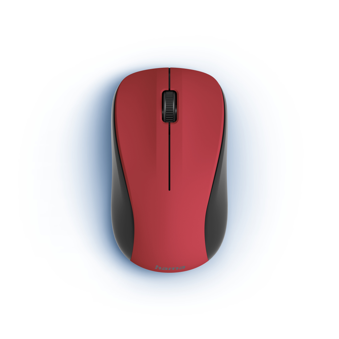 Hama MW-300 V2 Kabellose Maus 3 Tasten 1200 DPI Schwarz/Rot