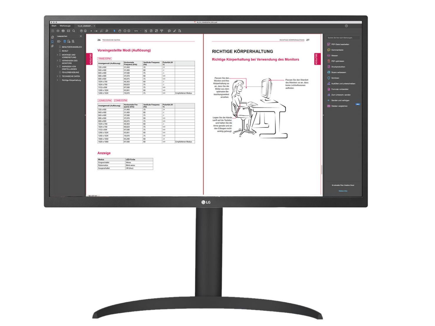 LG 27BP55U-B Computerbildschirm 68,6 cm (27") 3840 x 2160 Pixel 4K Ultra HD LED Silber (27BP55U-B.AEU)