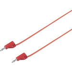 VOLTCRAFT Hochflexible Messleitung [Lamellenstecker 2 mm - Lamellenstecker 2 mm] 0.6 m Rot MSB-200 2.2 A (VC-8557680)