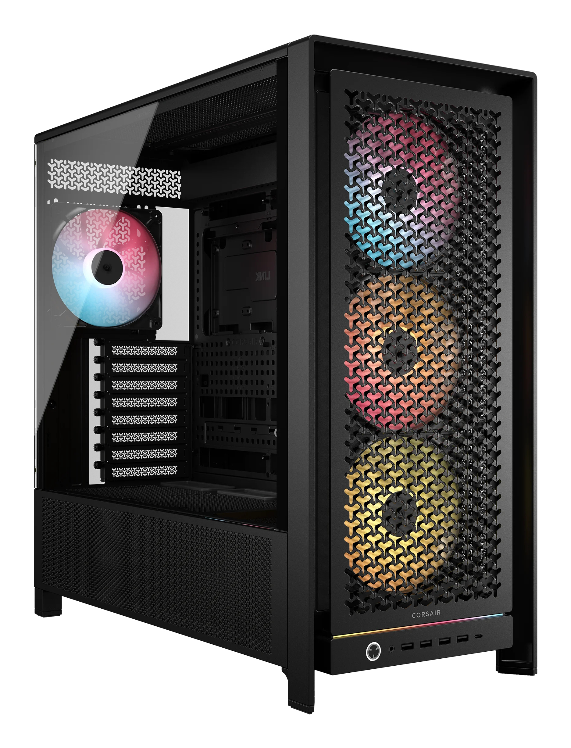 Corsair FRAME 5000D RS ARGB Airflow Mid Tower Gehäuse Schwarz